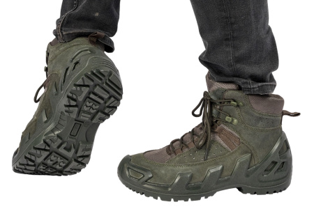 Кобра зеленый Ботинки_06