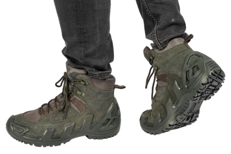 Кобра зеленый Ботинки_05