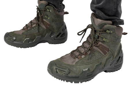 Кобра зеленый Ботинки_03